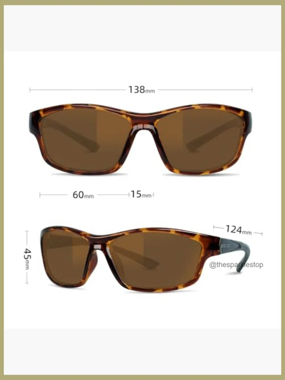 Polarized Corning Glass Lenses Sunglasses UV400 Protection for Driving Fishing